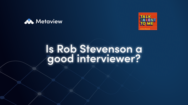 Is Rob Stevenson a good interviewer?